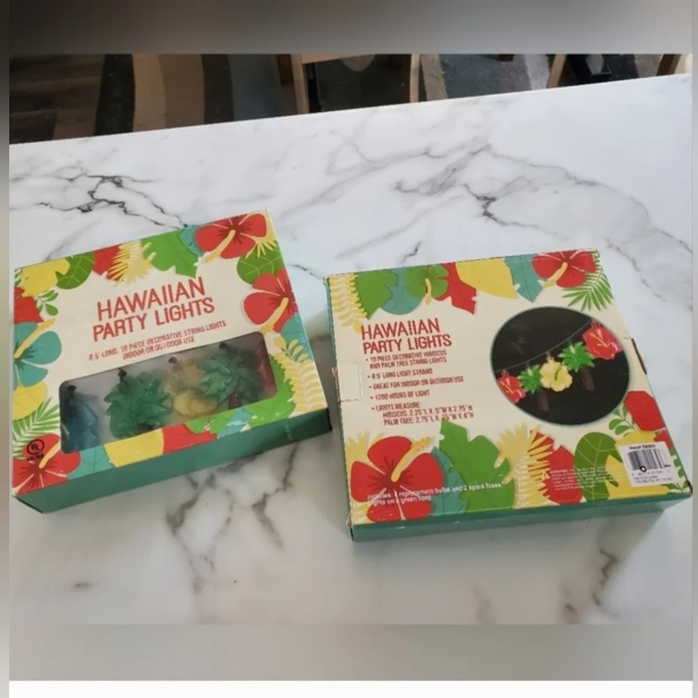 Hawaiian Party Lights 2 Boxes NEW